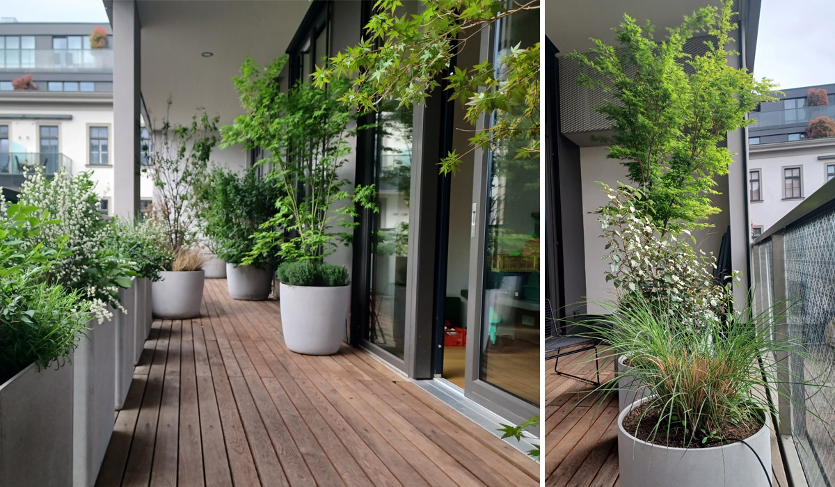 BALKON IM HERZEN DER STADT